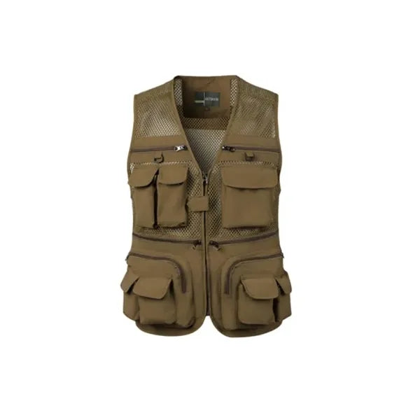 Mens Summer Outdoor Work Safari Fishing Travel Photo Vest