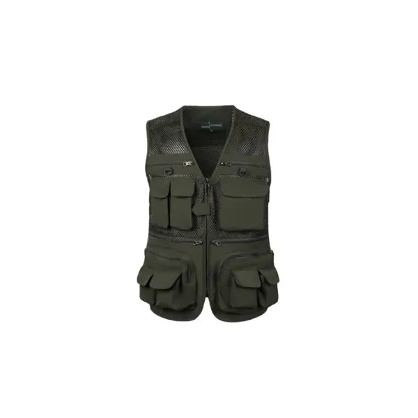Mens Summer Outdoor Work Safari Fishing Travel Photo Vest