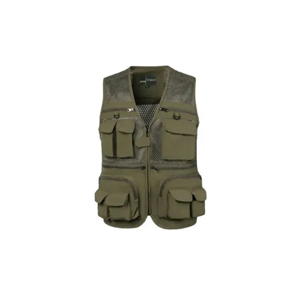 Mens Summer Outdoor Work Safari Fishing Travel Photo Vest