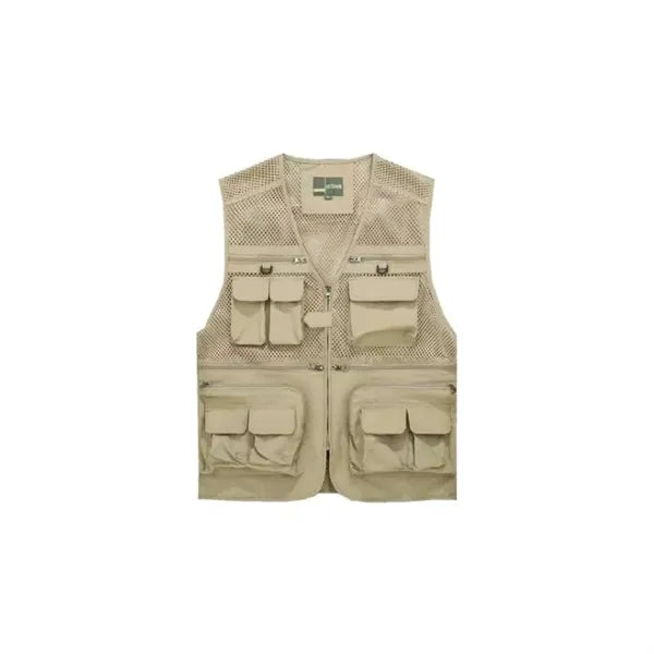 Mens Summer Outdoor Work Safari Fishing Travel Photo Vest