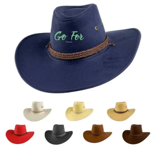Western Cowboy Hat for Unisex Wide