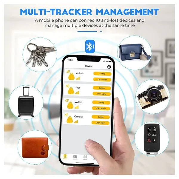 Square Bluetooth Tracking Alarm