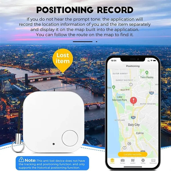 Square Bluetooth Tracking Alarm