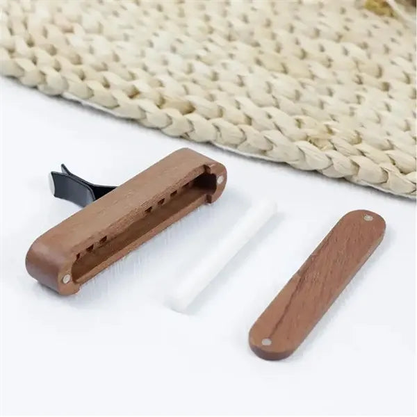 Ventscent Wood Car Air Freshener With Scent Diffuser