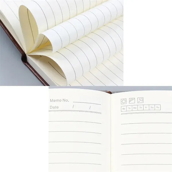 Lined Journal Notebook with band and Pen Loop
