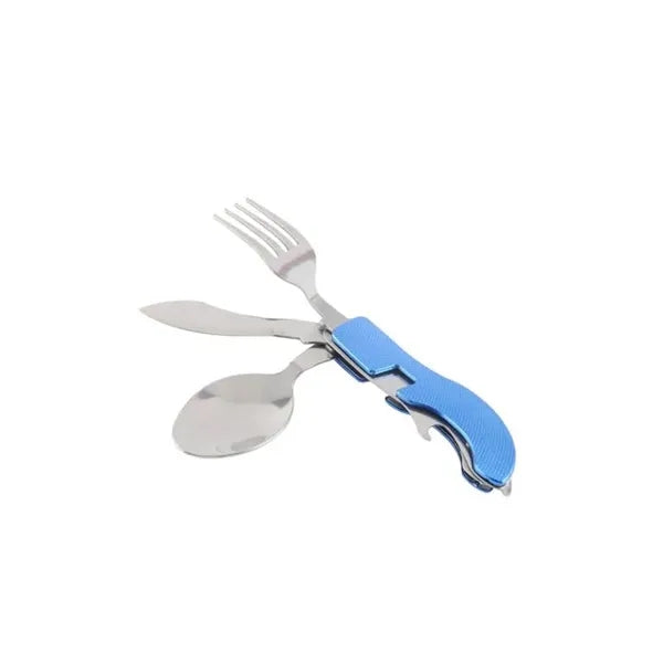 4-in-1 Portable Stainless Steel Cutlery