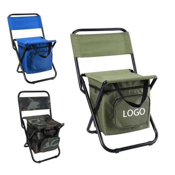 Outdoor Foldable Chair with Insulated Carry Bag