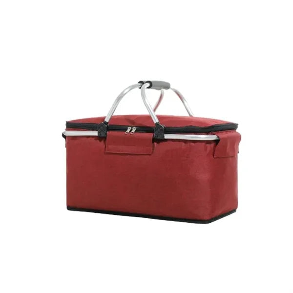 Insulated Cooler Bag Portable Collapsible Picnic Basket