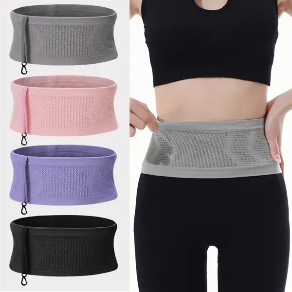 Running Belt Waist Fanny Pack with hook Hands Free Way