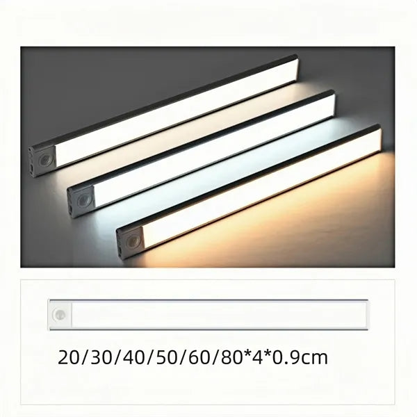 Slim Magnetic Smart LED Motion Light Rechargeable Tri Color