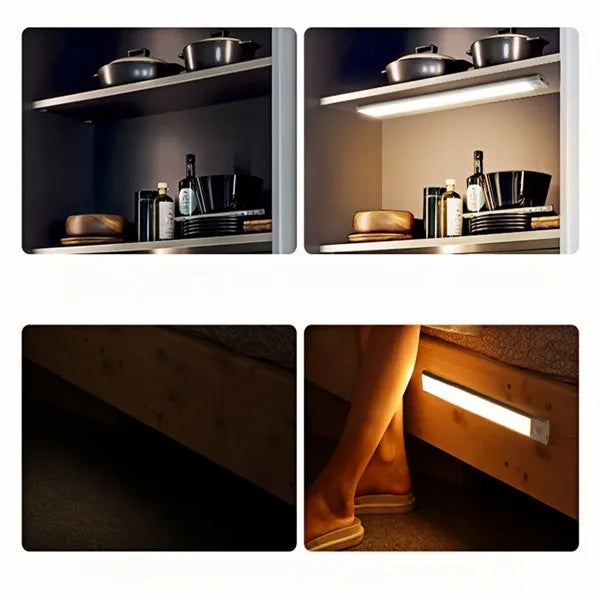 Slim Magnetic Smart LED Motion Light Rechargeable Tri Color