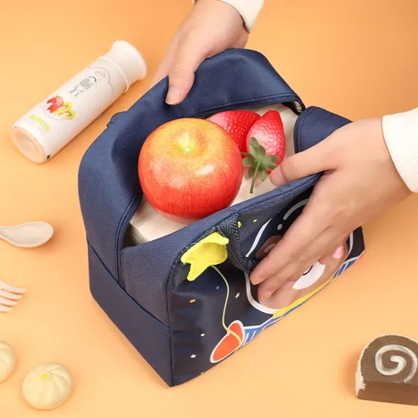 A lovely Oxford cloth insulated lunch bag