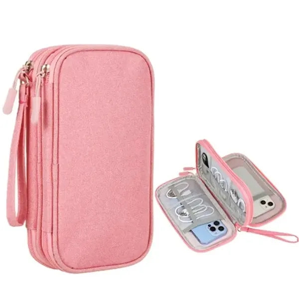 Logo Tech Organizer Pouch Waterproof Lightweight