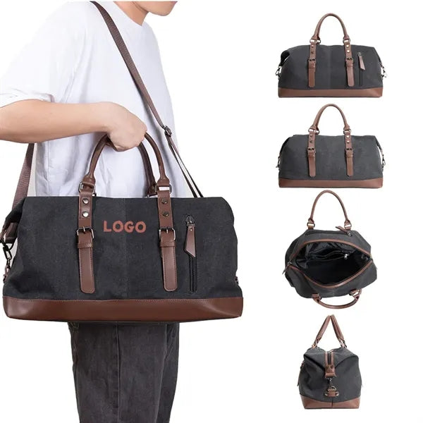 Travel Duffel Canvas Weekender Bag