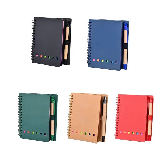 Spiral Bound Sticky Note Notebook