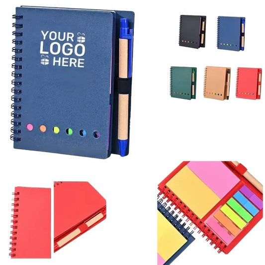 Spiral Bound Sticky Note Notebook