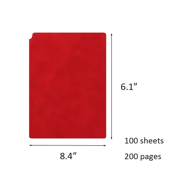 A5 Leather Cover Notebook With Pen Holder