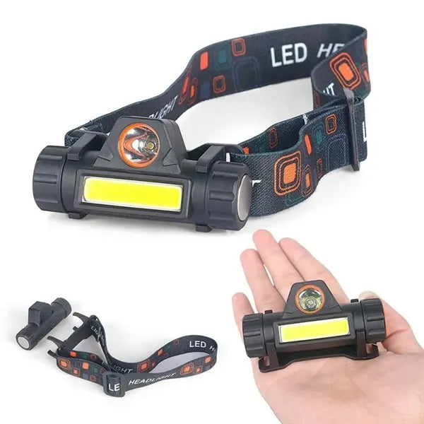 Strong Light Outdoor Usb Charging Work Headlight