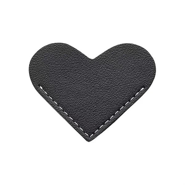 Leather Heart Bookmarks