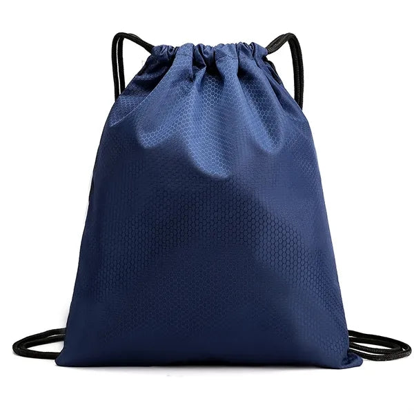 600D Lightweight Two-Tone Drawstring Backpack
