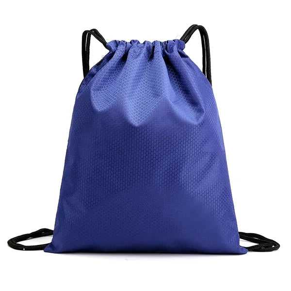 600D Lightweight Two-Tone Drawstring Backpack