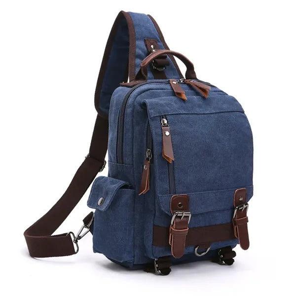Retro Crossbody Bag Sling Canvas Messenger