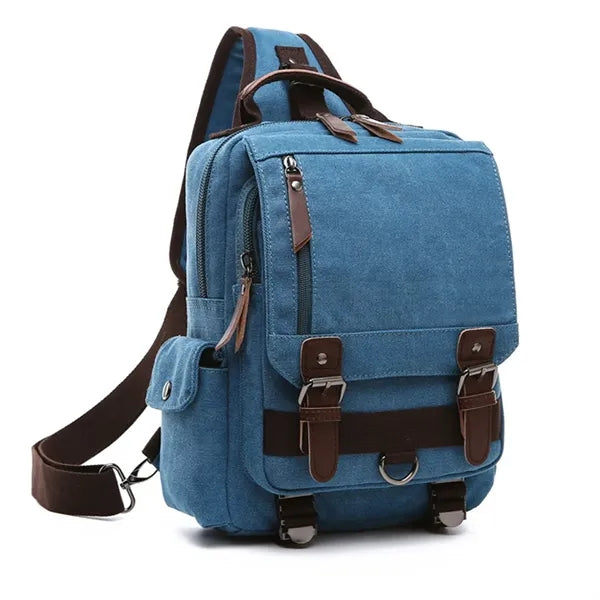 Retro Crossbody Bag Sling Canvas Messenger
