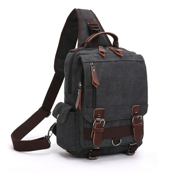 Retro Crossbody Bag Sling Canvas Messenger