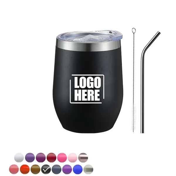12 Oz Double Wall Stainless Steel Mug Tumbler