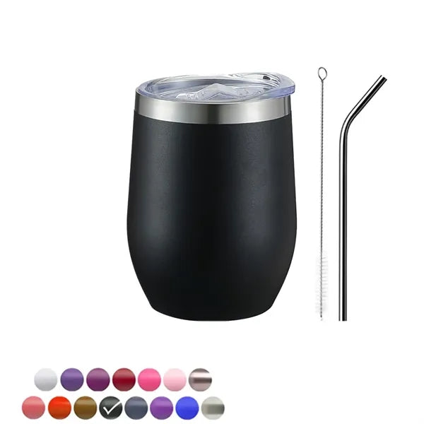 12 Oz Double Wall Stainless Steel Mug Tumbler