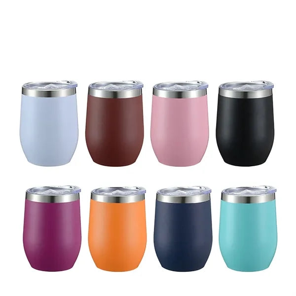 12 Oz Double Wall Stainless Steel Mug Tumbler