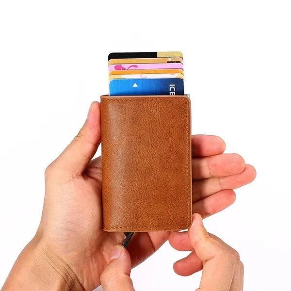 RFID Wallet + KEYCHAIN w/ Apple Tracker Holder SET