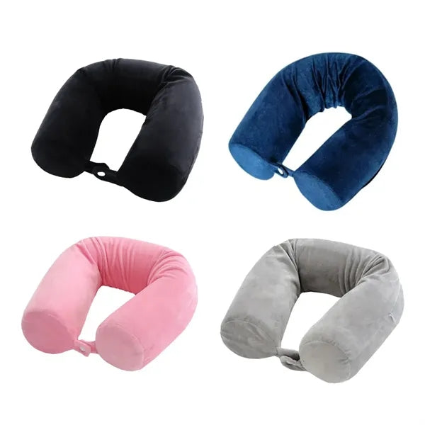 Convertible Travel Neck Pillow W/ Adjustable Support Shapes