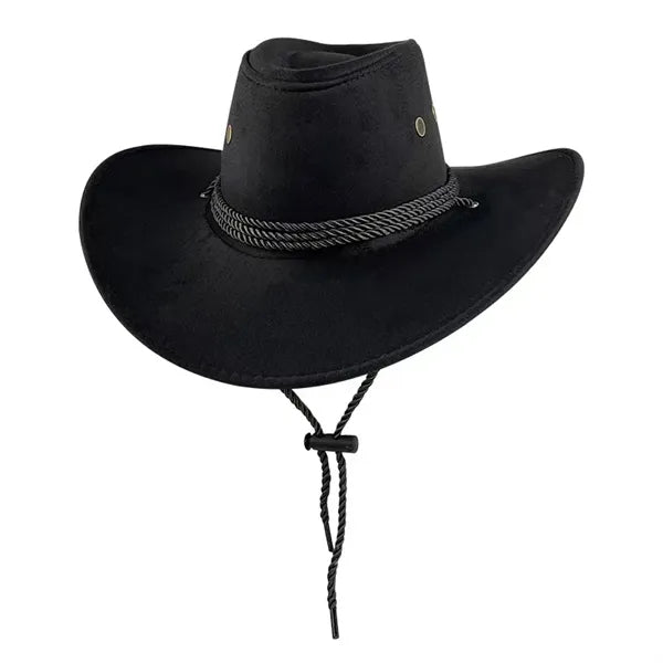 Cowboy Suede Outdoor Sun Horse Riding Big Brim Hat