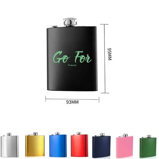 6 oz Stainless Steel Hip Flask with Funnel for Men & Women