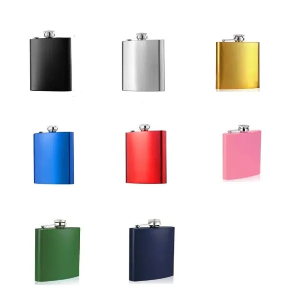 6 oz Stainless Steel Hip Flask with Funnel for Men & Women