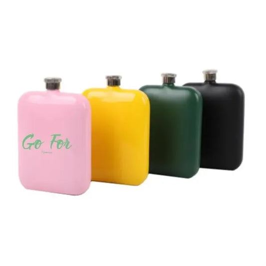 6 oz Stainless Steel Hip Flask for Men & Women