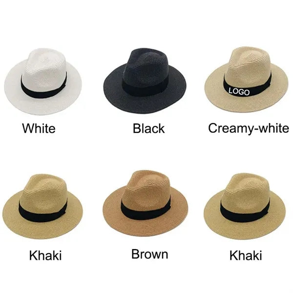 Wide brim straw panama hat