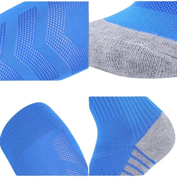 Breathable Non-Slip High-Top Sports Football Socks