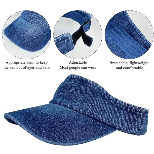 Adjustable Empty Top Sun Visor Hat