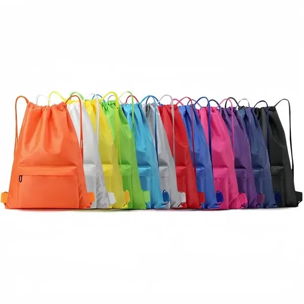 Drawstring Cinch Backpack Gym Yoga Travel School Bags