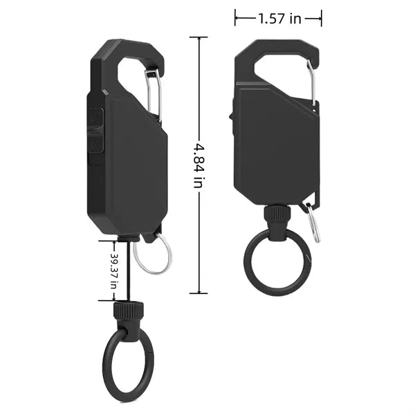 Portable Fishing Hover Telescopic Buckle Keychain