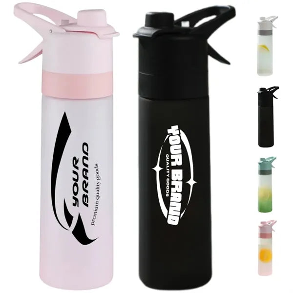 22 OZ. Misting 2 in 1 Large Capacity Workout Water Bottle