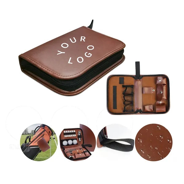 PU Leather Golf Accessories Bag