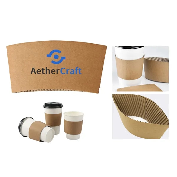 Paper Cup Sleeves for Hot and Cold Drinks