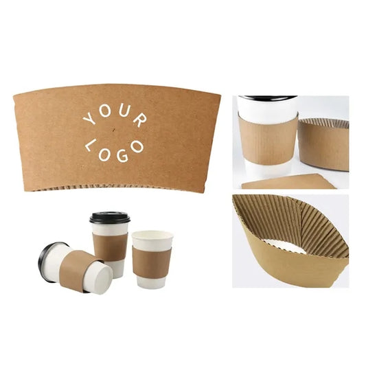 Paper Cup Sleeves for Hot and Cold Drinks