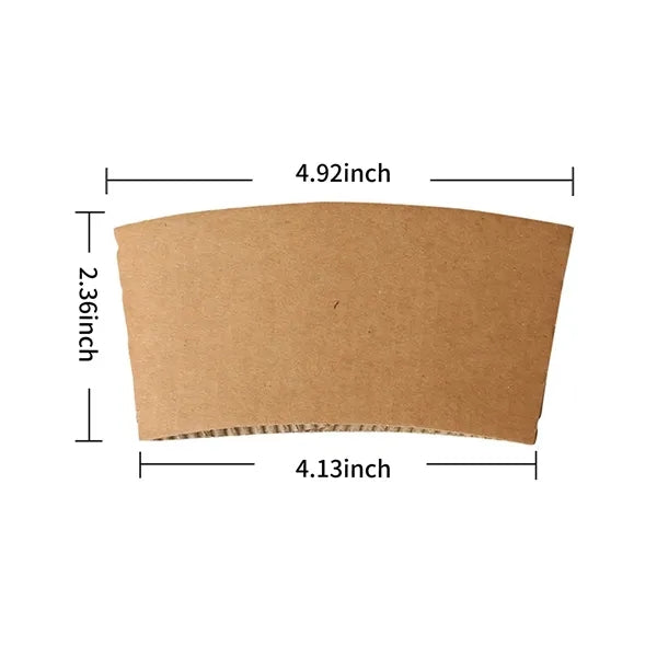 Paper Cup Sleeves for Hot and Cold Drinks
