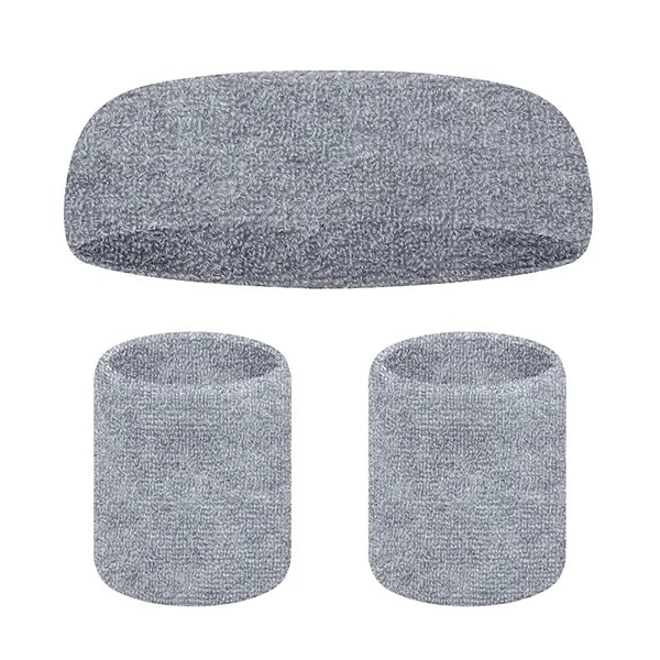 Sports Headband and Wrist Guard Set