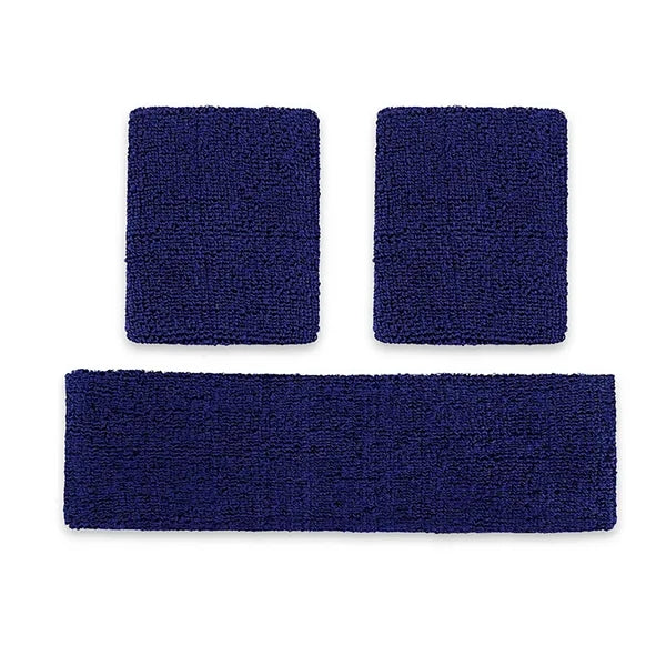 Sports Headband and Wrist Guard Set