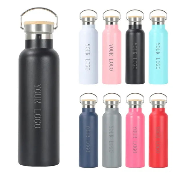 25 oz Wide Mouth Vacuum Insulation Thermal Water Bottle